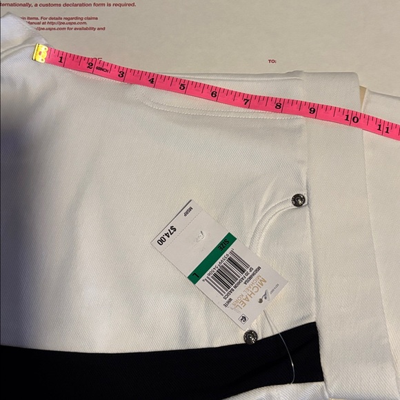 MICHAEL Michael Kors Stripe Pull On Leggings - Picture 4 of 7